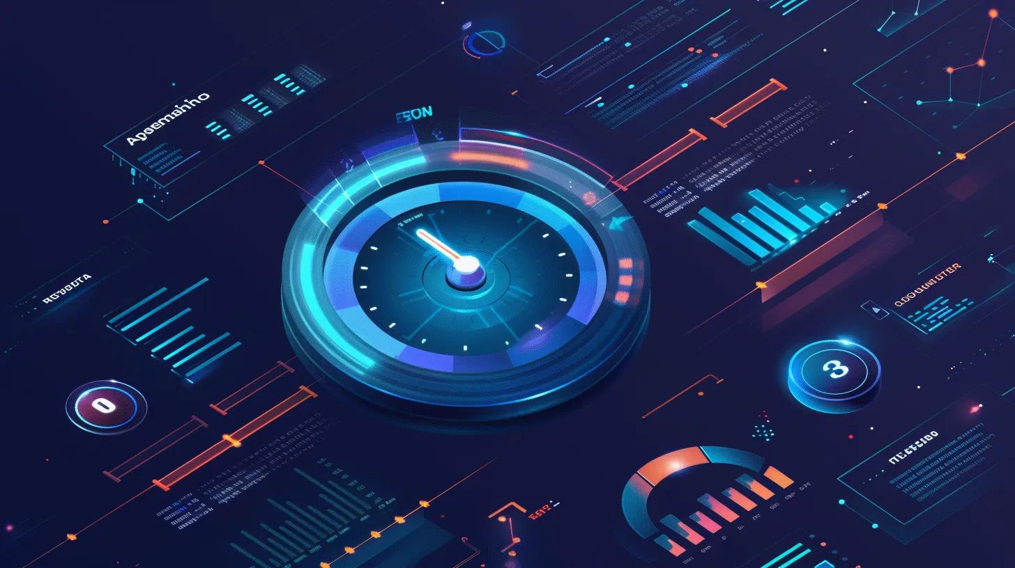 Speedometer symbolizing performance optimization in React single page applications